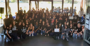 Protesto promovido pelo Grêmio Estudantil nas dependências do Cefet Timóteo contra assedio sexual 