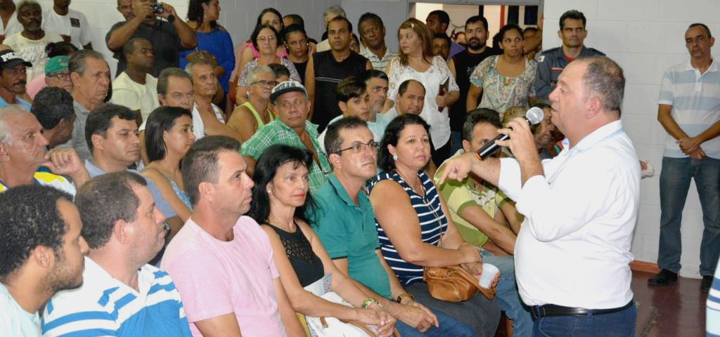 O prefeito de Timóteo Geraldo Hilário anunciou as obras