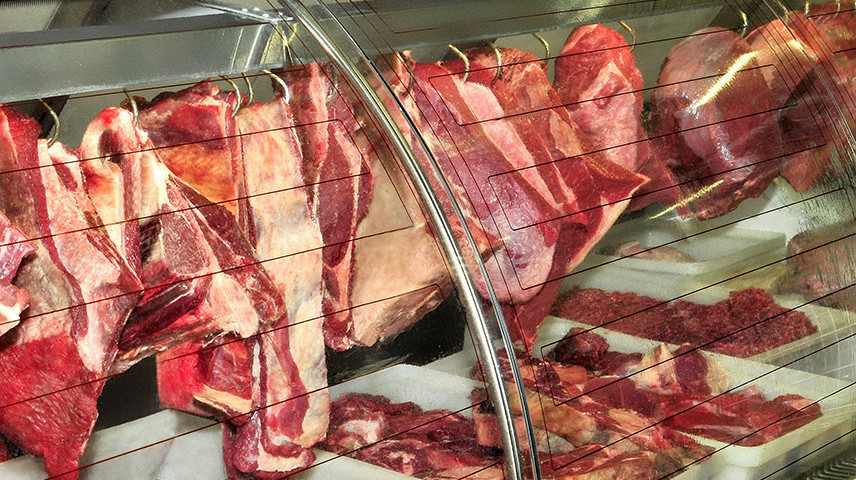 Somente a carne de boi sofreu retração nas exportações, mas houve aumento nas exportaçoes de carnes de frango e porco