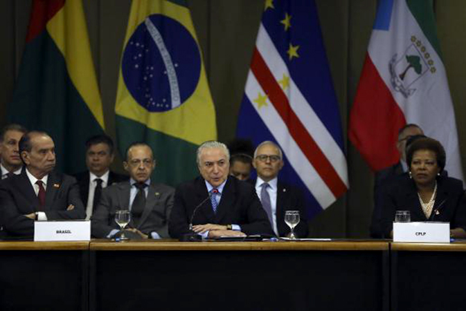 Temer faz discurso de abertura da 22ª Reunião Ordinária do Conselho de Ministros da Comunidade dos Países de Língua Portuguesa (CPLP). Foto: José Cruz/Agência Brasil