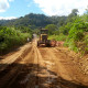 As ruas recebem patrolamento e preparação do terreno para a colocação agregado siderúrgico. Foto: Divulgação/ Prefeitura de Timóteo