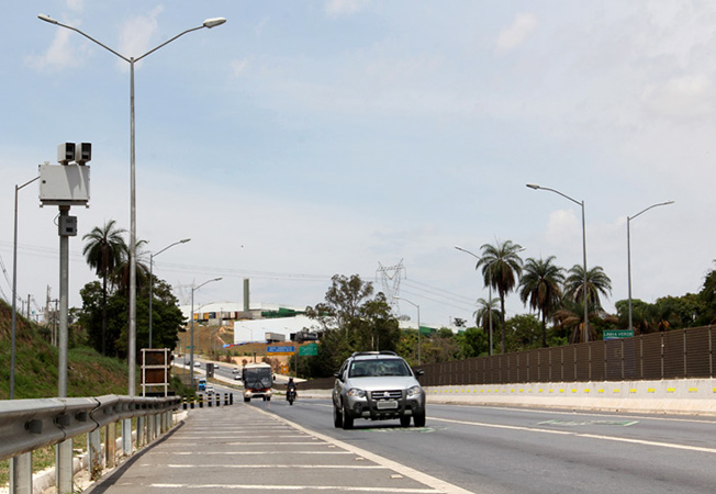 Com estes novos radares, as rodovias do estado terão 348 aparelhos sob a responsabilidade do DEER-MG. Foto Divulgação / DEER-MG