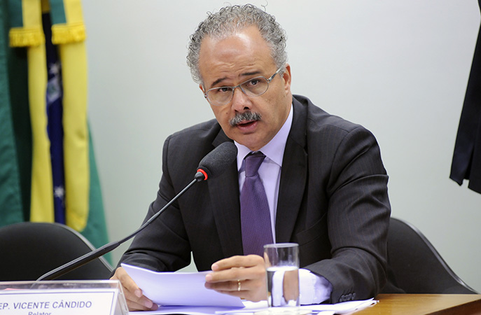 A relatoria é do deputado Vicente Cândido (PT-SP) - Foto: Arquivo Câmara dos Deputados