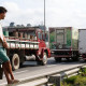 Paralisação dos caminhoneiros na Rodovia Presidente Dutra, no Rio de Janeiro - Tânia Rêgo/Agência Brasil