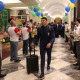 Na chegada ao hotel, os jogadores e a comissão técnica foram recepcionados pelos funcionários - Direitos reservados/Lucas Figueiredo - CBF