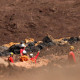 Equipes de resgate durante buscas por vítimas em Brumadinho, onde uma barragem da mineradora Vale se rompeu. - Adriano Machado/Reuters/Direitos reservados
