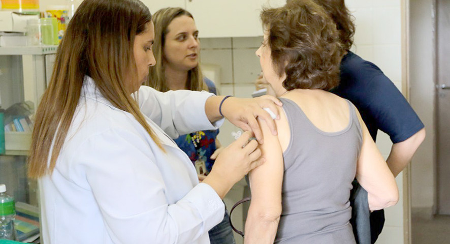 Dia D de Vacinação contra a Influenza (gripe).
Wilson Dias/Agência Brasil