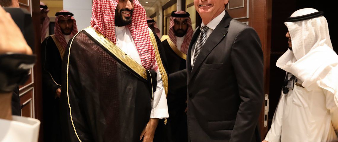 (Riade - Arábia Saudita, 29/10/2019) Encontro com Sua Alteza Real, Mohammed bin Salman, Príncipe Herdeiro do Reino da Arábia Saudita.nFoto: José Dias/PR