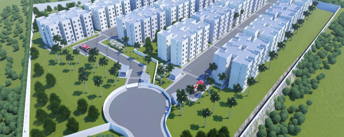 A entrega dos apartamentos que vão compor o Residencial Planalto está prevista para maio de 2020