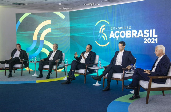Sergio Leite foi um dos convidados do Congresso Aço Brasil 2021