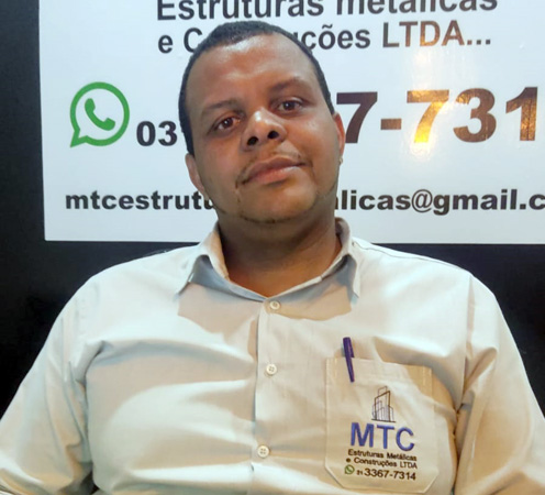 Maxiliano Silva, trabalha com estrutura metálica e construção civil e está confiante na abertura de novas frentes de serviço para seu setor