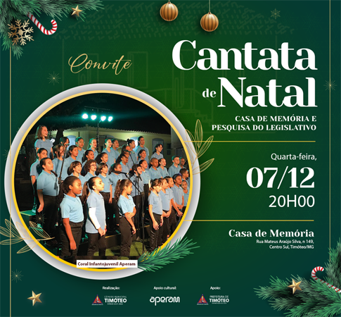 Casa de Memória apresenta cantata de natal 2022 - Jornal O Informante -  Timóteo MG