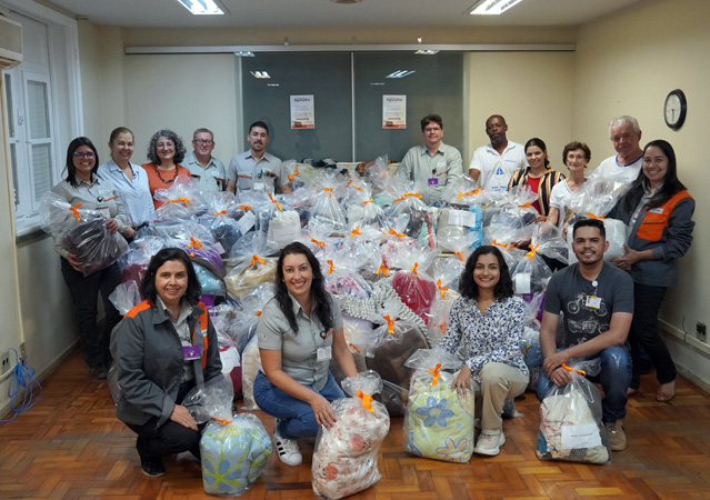 Iniciativa do Programa Voluntariado Aperam mobilizou colaboradores nas unidades do Vale do Aço (foto), Vale do Jequitinhonha, São Paulo e Belo Horizonte